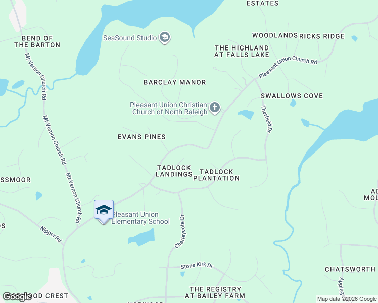 map of restaurants, bars, coffee shops, grocery stores, and more near 1000 Long Barrow Court in Raleigh