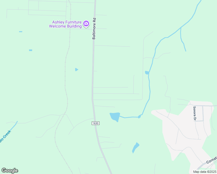 map of restaurants, bars, coffee shops, grocery stores, and more near Megans Way in Davie County