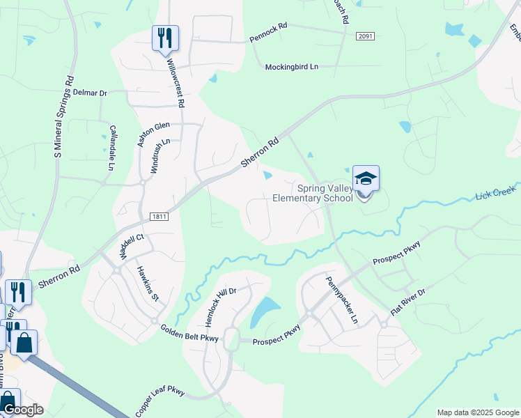 map of restaurants, bars, coffee shops, grocery stores, and more near 206 El Paso Avenue in Durham