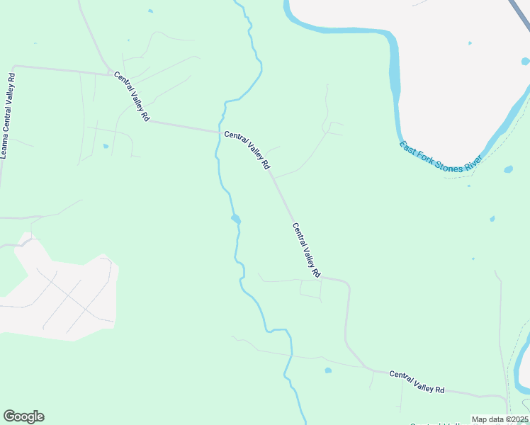 map of restaurants, bars, coffee shops, grocery stores, and more near 2571 Central Valley Road in Murfreesboro