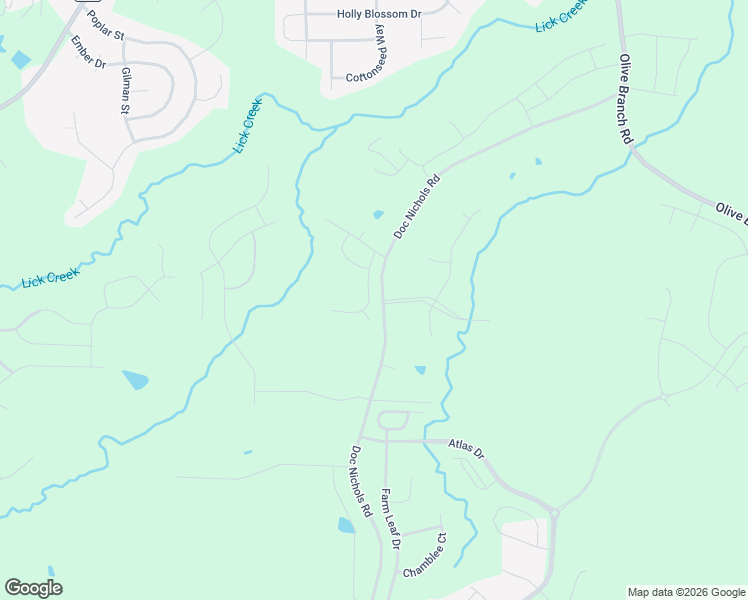 map of restaurants, bars, coffee shops, grocery stores, and more near 1301 Doc Nichols Road in Durham