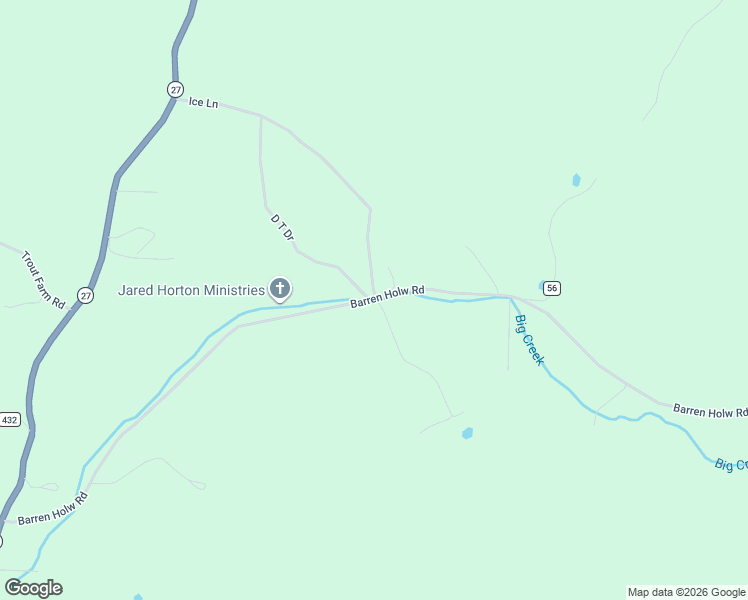 map of restaurants, bars, coffee shops, grocery stores, and more near 1188 Barren Hollow Road in Marshall
