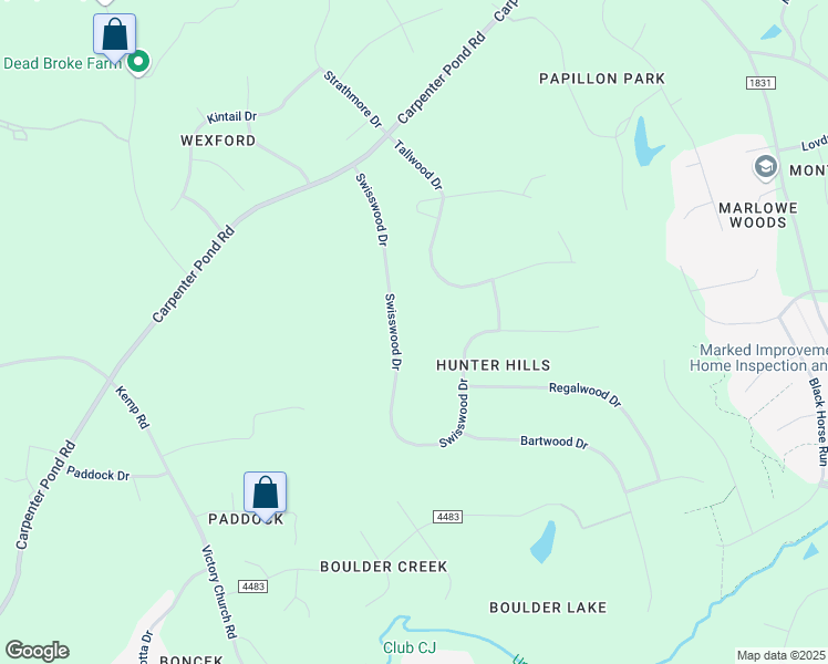 map of restaurants, bars, coffee shops, grocery stores, and more near 5136 Swisswood Drive in Raleigh