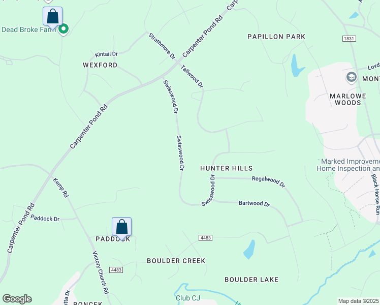 map of restaurants, bars, coffee shops, grocery stores, and more near 5136 Swisswood Drive in Raleigh