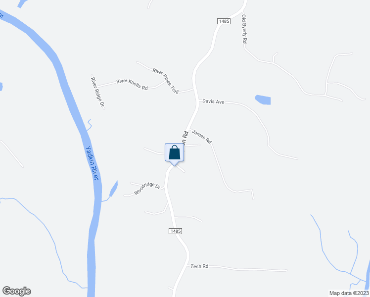 map of restaurants, bars, coffee shops, grocery stores, and more near 7117 Hampton Road in Clemmons