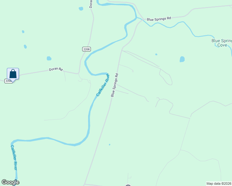 map of restaurants, bars, coffee shops, grocery stores, and more near 2778 Blue Springs Road in Sparta