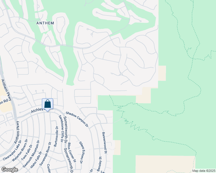 map of restaurants, bars, coffee shops, grocery stores, and more near 38 Stonemark Drive in Henderson