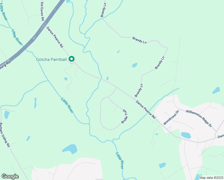 map of restaurants, bars, coffee shops, grocery stores, and more near 370 Darius Pearce Road in Youngsville