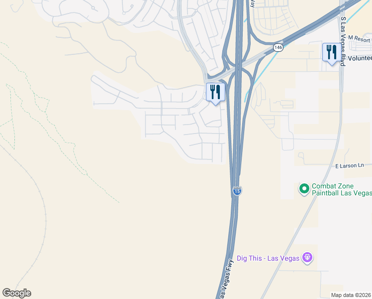 map of restaurants, bars, coffee shops, grocery stores, and more near 12818 New Providence Street in Las Vegas