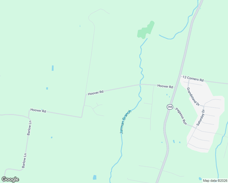 map of restaurants, bars, coffee shops, grocery stores, and more near 6180 Hoover Road in Lascassas