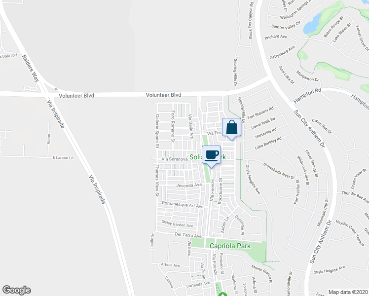 map of restaurants, bars, coffee shops, grocery stores, and more near 1968 Misano Monte Street in Henderson