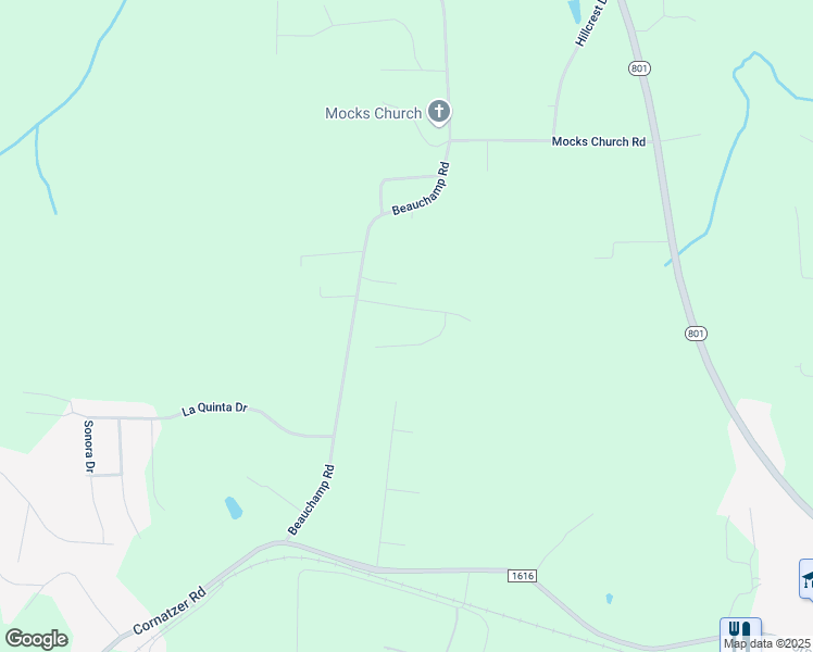 map of restaurants, bars, coffee shops, grocery stores, and more near Lantern Drive in Advance