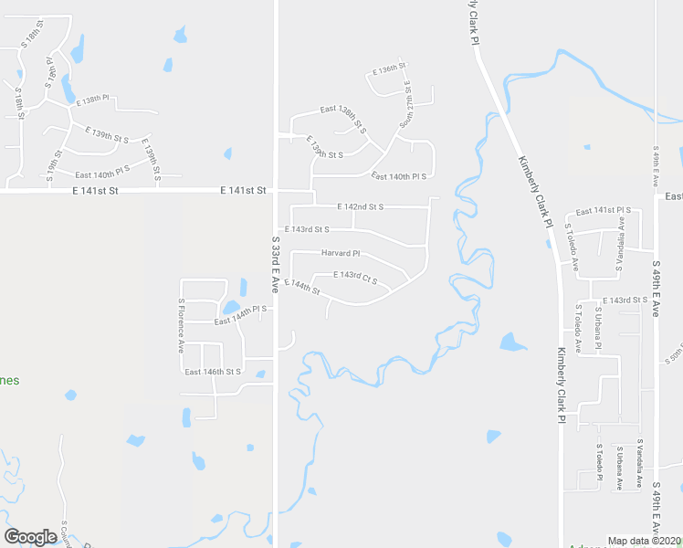 map of restaurants, bars, coffee shops, grocery stores, and more near 3523 East 143rd Court South in Bixby