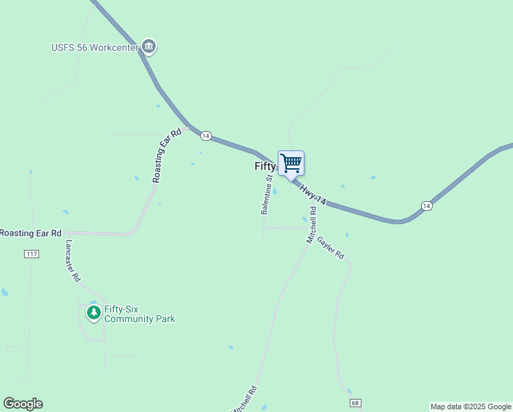 map of restaurants, bars, coffee shops, grocery stores, and more near 173 Balentine Street in Fifty-Six