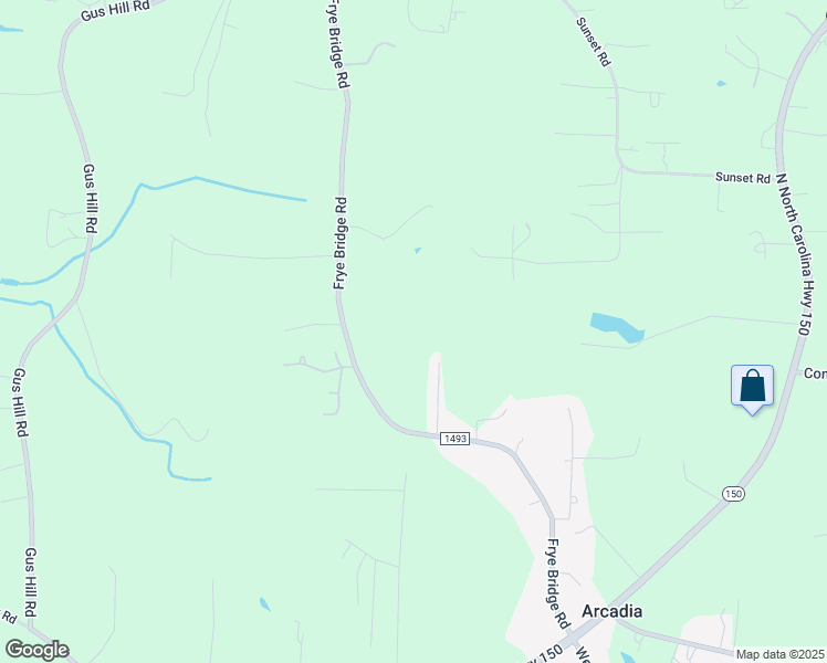 map of restaurants, bars, coffee shops, grocery stores, and more near 980 Frye Bridge Road in Clemmons