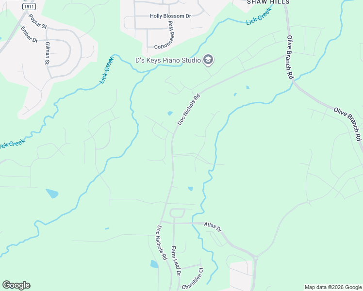 map of restaurants, bars, coffee shops, grocery stores, and more near 1213 Doc Nichols Road in Durham