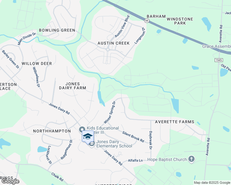 map of restaurants, bars, coffee shops, grocery stores, and more near 2209 Birdhouse Lane in Wake Forest