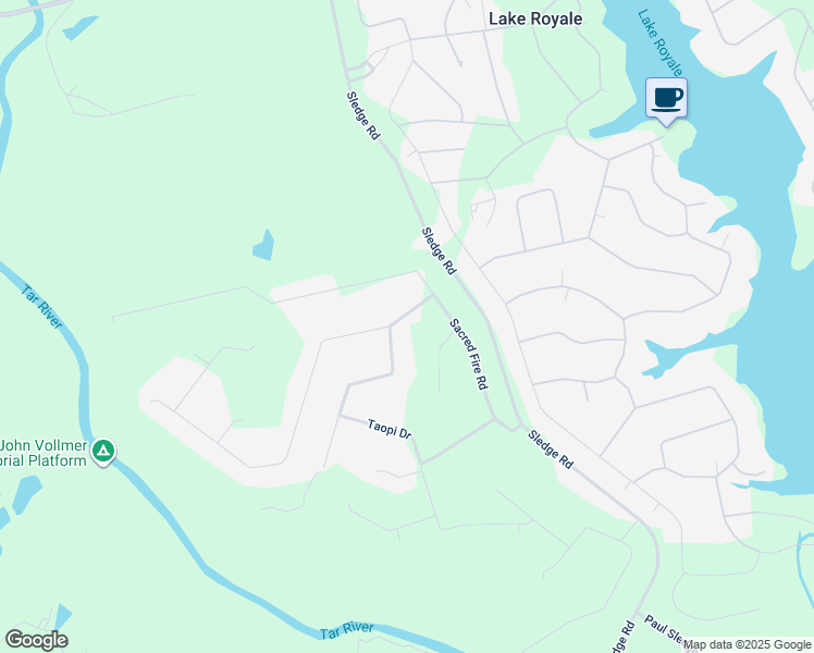 map of restaurants, bars, coffee shops, grocery stores, and more near 95 Black Cloud Drive in Louisburg