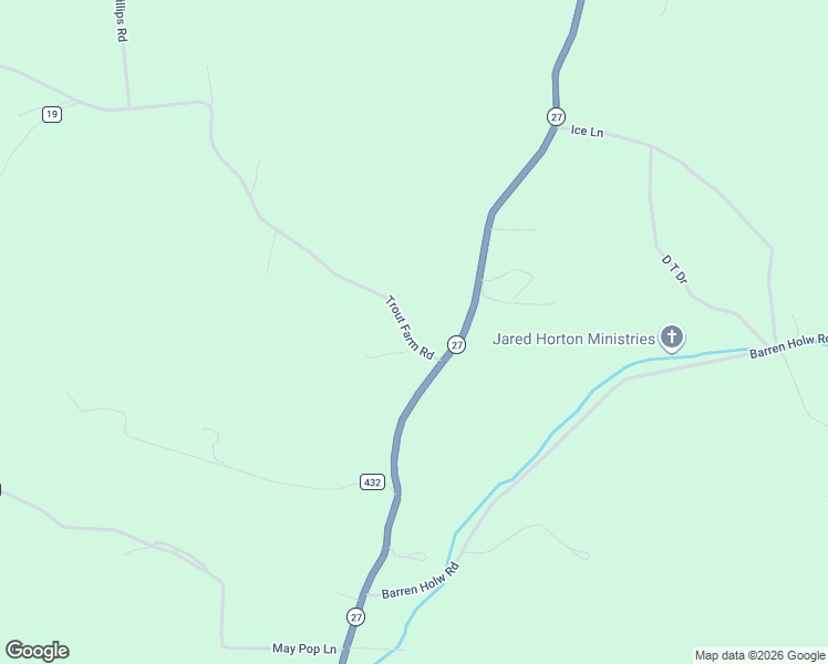 map of restaurants, bars, coffee shops, grocery stores, and more near 4218 Arkansas 27 in Marshall