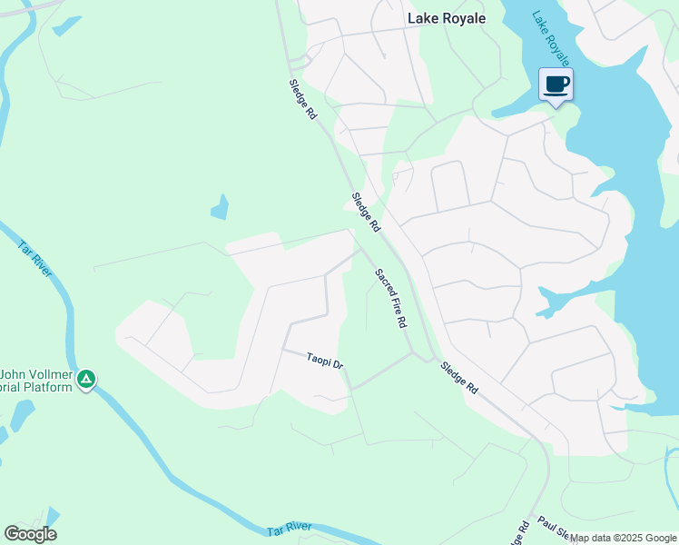 map of restaurants, bars, coffee shops, grocery stores, and more near 95 Black Cloud Drive in Louisburg