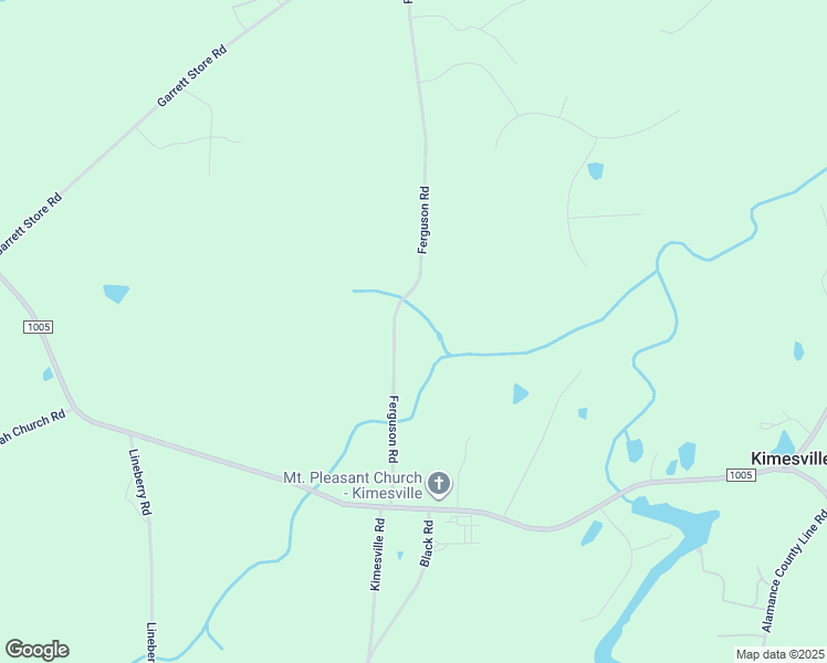 map of restaurants, bars, coffee shops, grocery stores, and more near 5519 Ferguson Road in Liberty