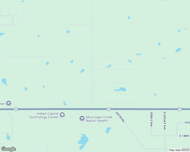 map of restaurants, bars, coffee shops, grocery stores, and more near 32208 East 141st Street South in Coweta