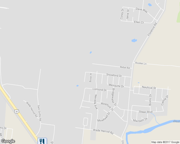 map of restaurants, bars, coffee shops, grocery stores, and more near 4046 Snowbird Drive in Smyrna