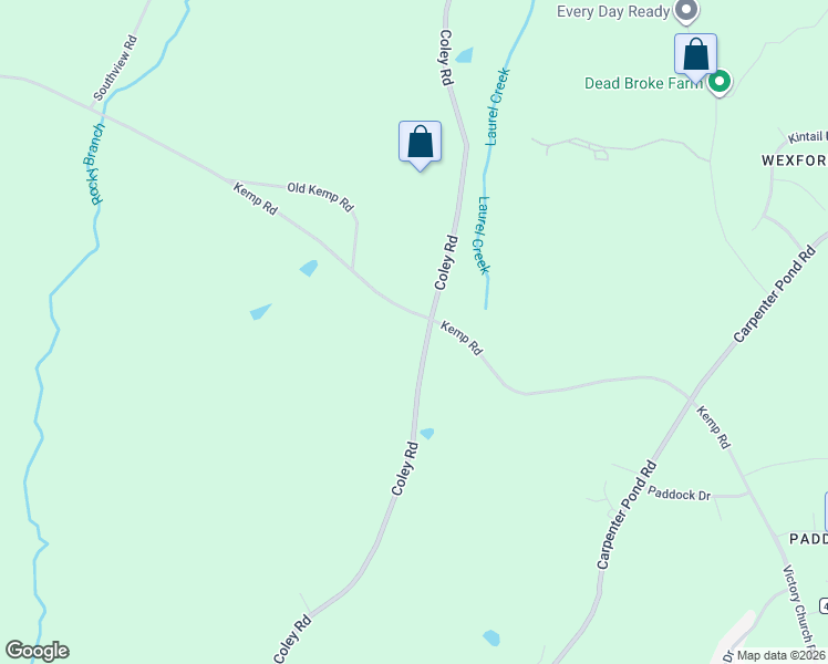 map of restaurants, bars, coffee shops, grocery stores, and more near 6506 Kemp Road in Durham