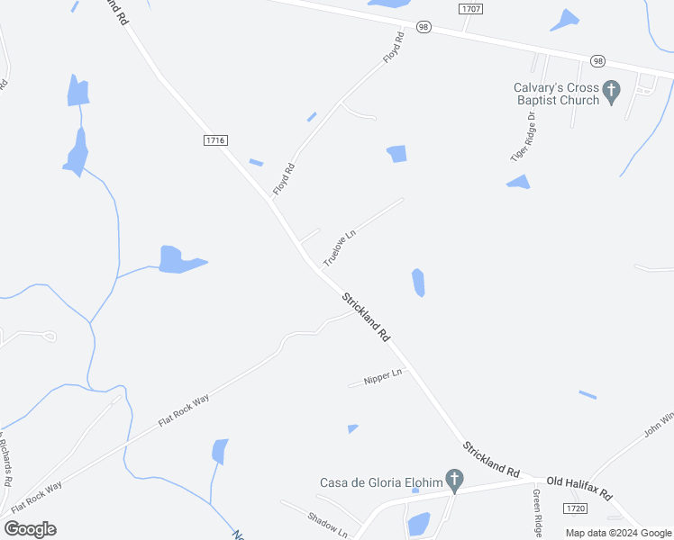 map of restaurants, bars, coffee shops, grocery stores, and more near 100 Truelove Lane in Louisburg