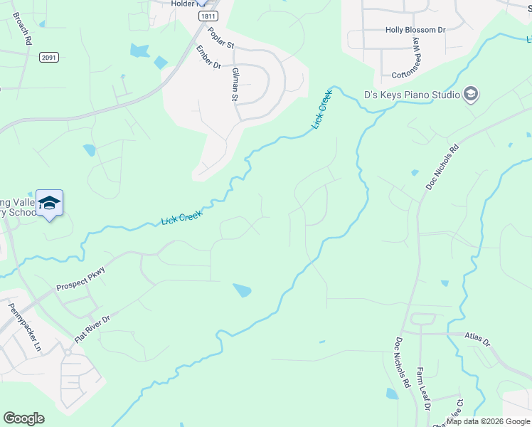 map of restaurants, bars, coffee shops, grocery stores, and more near 1003 Frisco Court in Durham