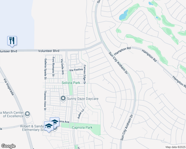 map of restaurants, bars, coffee shops, grocery stores, and more near 3065 Hartsville Road in Henderson