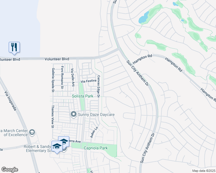 map of restaurants, bars, coffee shops, grocery stores, and more near 3065 Hartsville Road in Henderson