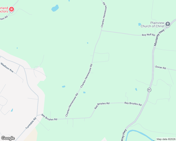 map of restaurants, bars, coffee shops, grocery stores, and more near 1880 Charles Hennessee Road in Sparta
