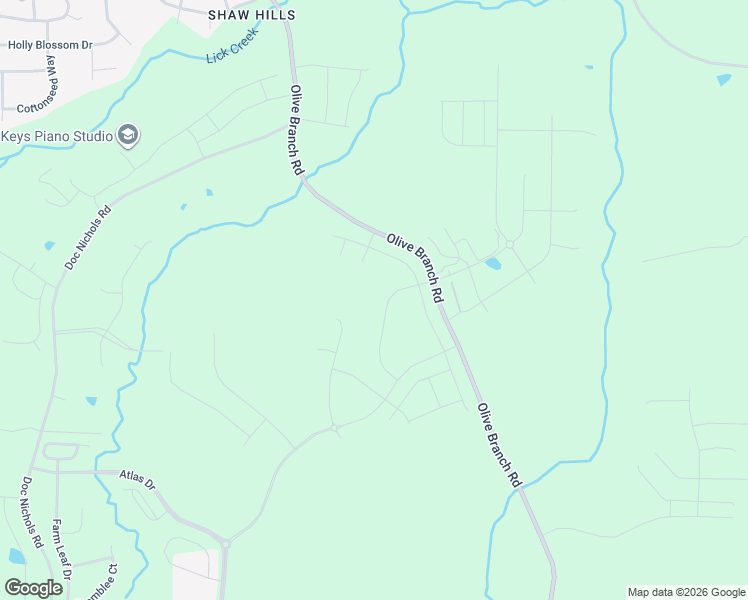 map of restaurants, bars, coffee shops, grocery stores, and more near 700-1498 Olive Branch Road in Durham