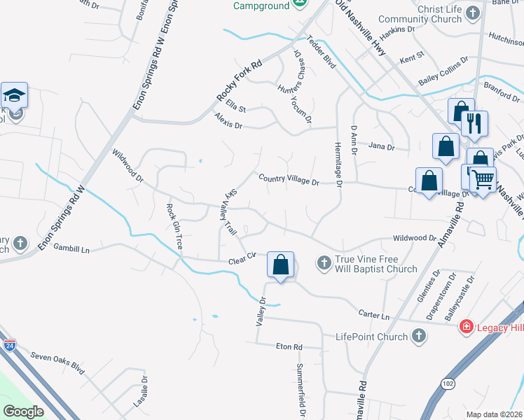 map of restaurants, bars, coffee shops, grocery stores, and more near 701 Celestial Court in Smyrna