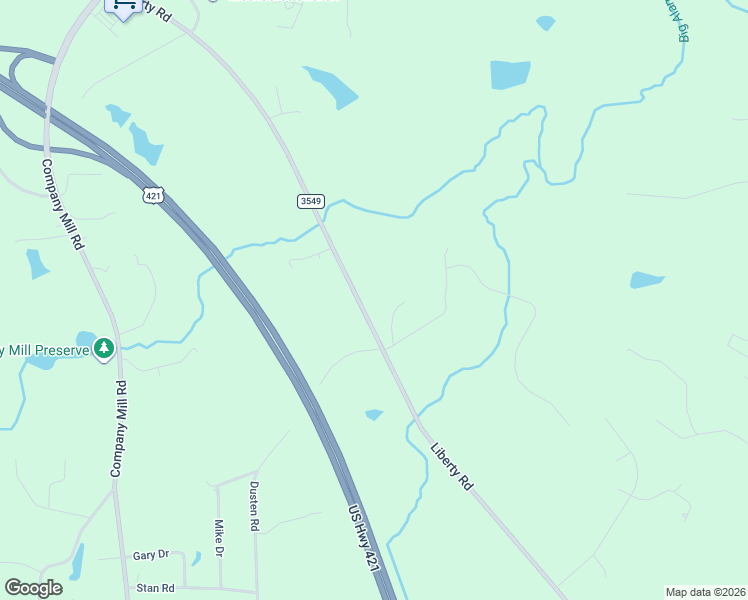 map of restaurants, bars, coffee shops, grocery stores, and more near 5725 Liberty Road in Climax