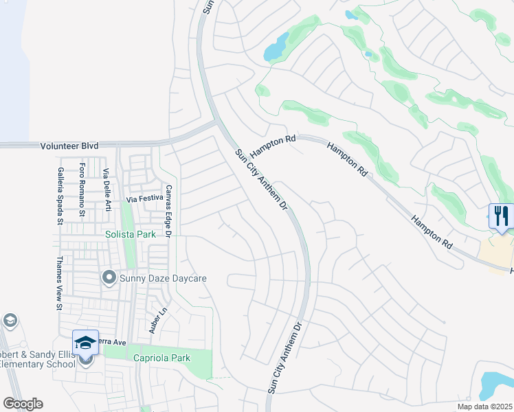 map of restaurants, bars, coffee shops, grocery stores, and more near 1980 Oliver Springs Street in Henderson