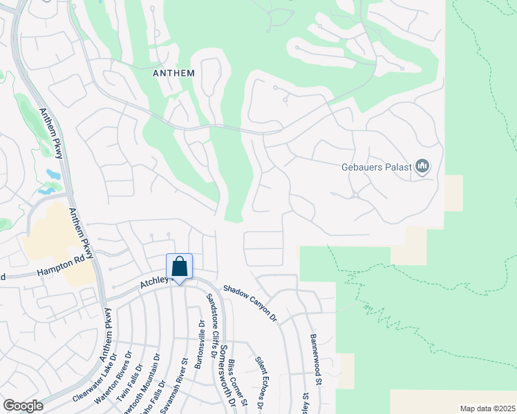 map of restaurants, bars, coffee shops, grocery stores, and more near 32 Hassayampa Trail in Henderson