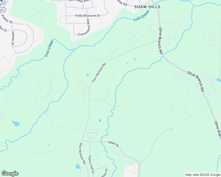 map of restaurants, bars, coffee shops, grocery stores, and more near 1105 Shaw Road in Durham