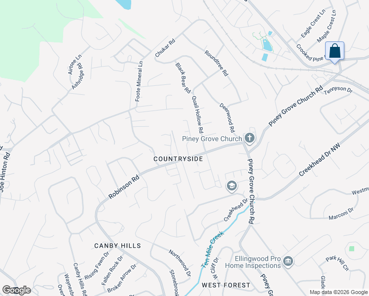 map of restaurants, bars, coffee shops, grocery stores, and more near 2305 Tori Road in Knoxville