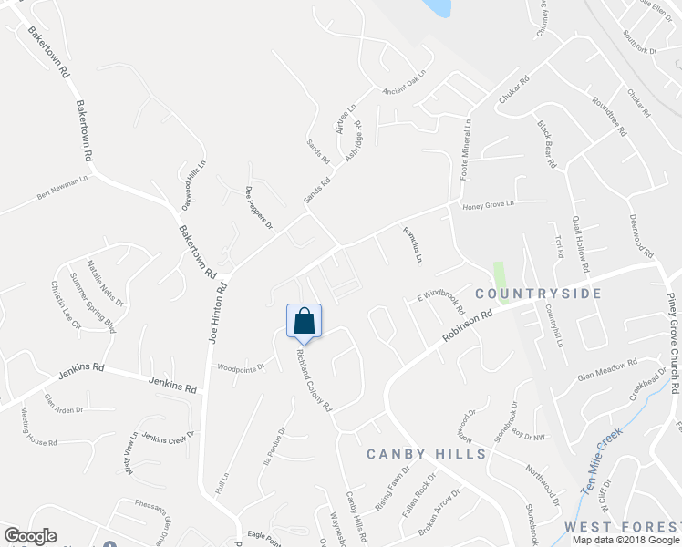 map of restaurants, bars, coffee shops, grocery stores, and more near 1809 Sweet View Way in Knoxville