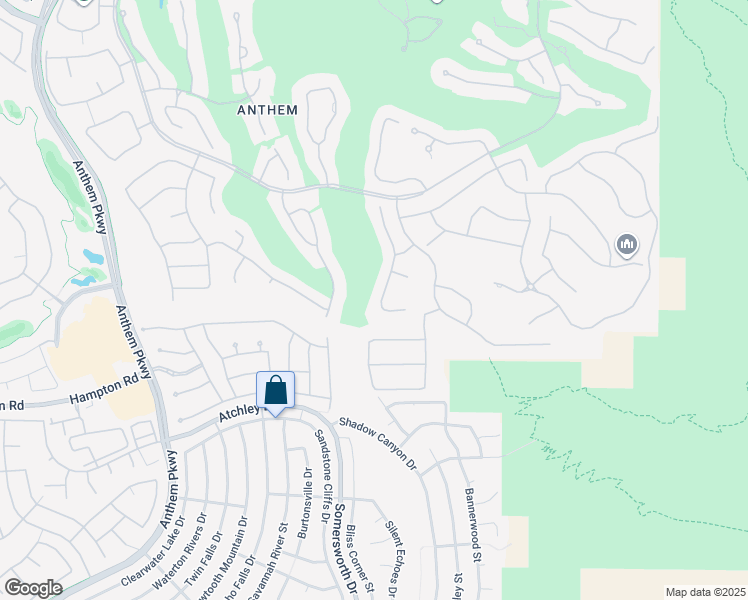 map of restaurants, bars, coffee shops, grocery stores, and more near 33 Hassayampa Trail in Henderson
