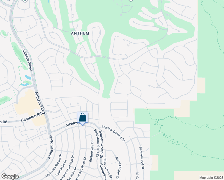 map of restaurants, bars, coffee shops, grocery stores, and more near 33 Hassayampa Trail in Henderson