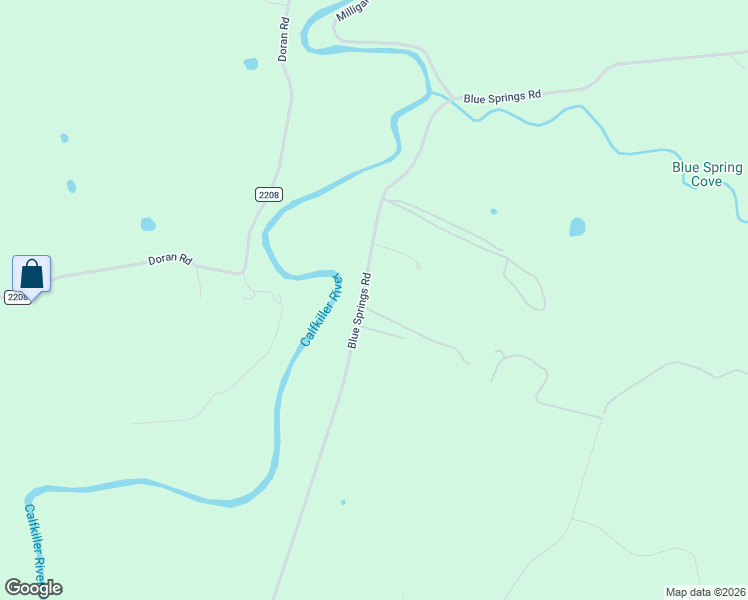 map of restaurants, bars, coffee shops, grocery stores, and more near 2778 Blue Springs Road in Sparta