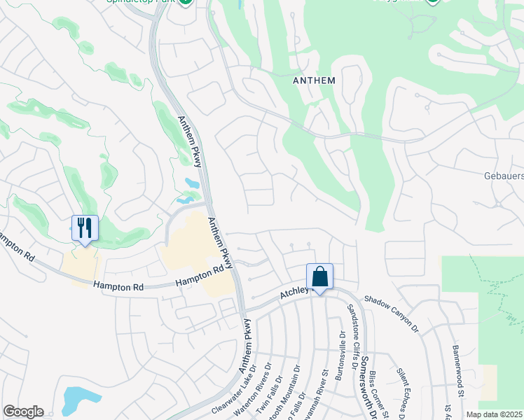 map of restaurants, bars, coffee shops, grocery stores, and more near 9 Mohansic Road in Henderson