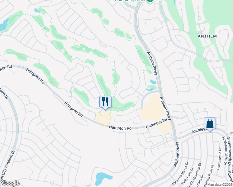 map of restaurants, bars, coffee shops, grocery stores, and more near 1905 Hovenweep Street in Henderson