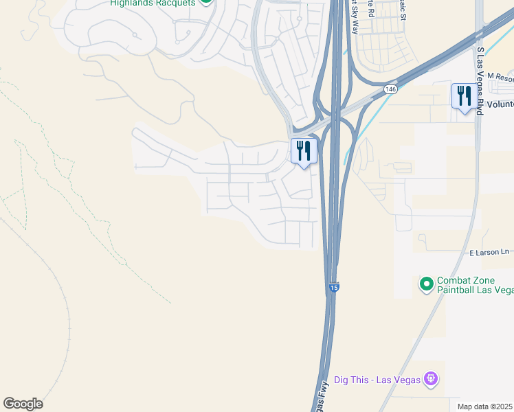 map of restaurants, bars, coffee shops, grocery stores, and more near 3486 Molinos Drive in Las Vegas