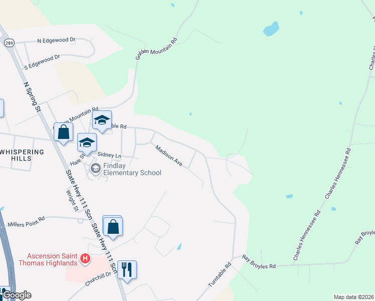 map of restaurants, bars, coffee shops, grocery stores, and more near 607 Turntable Road in Sparta