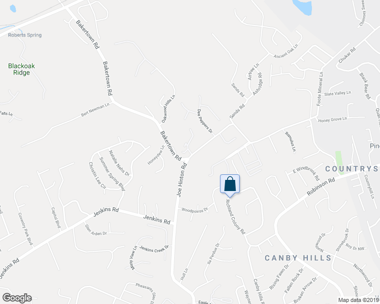 map of restaurants, bars, coffee shops, grocery stores, and more near 2813 Marty McGuiness Circle in Knoxville