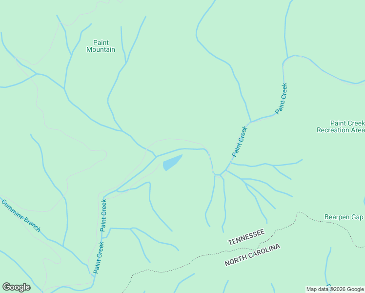map of restaurants, bars, coffee shops, grocery stores, and more near 5490 Lower Paint Creek Road in Greeneville